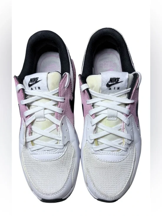 Nike Women's Air Max Excee White Light Arctic Pink Sneakers Black Sz 6 US - Picture 3 of 10